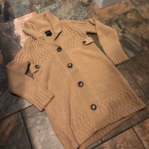 Gap Kids Gingerbread Girls Button Sweater